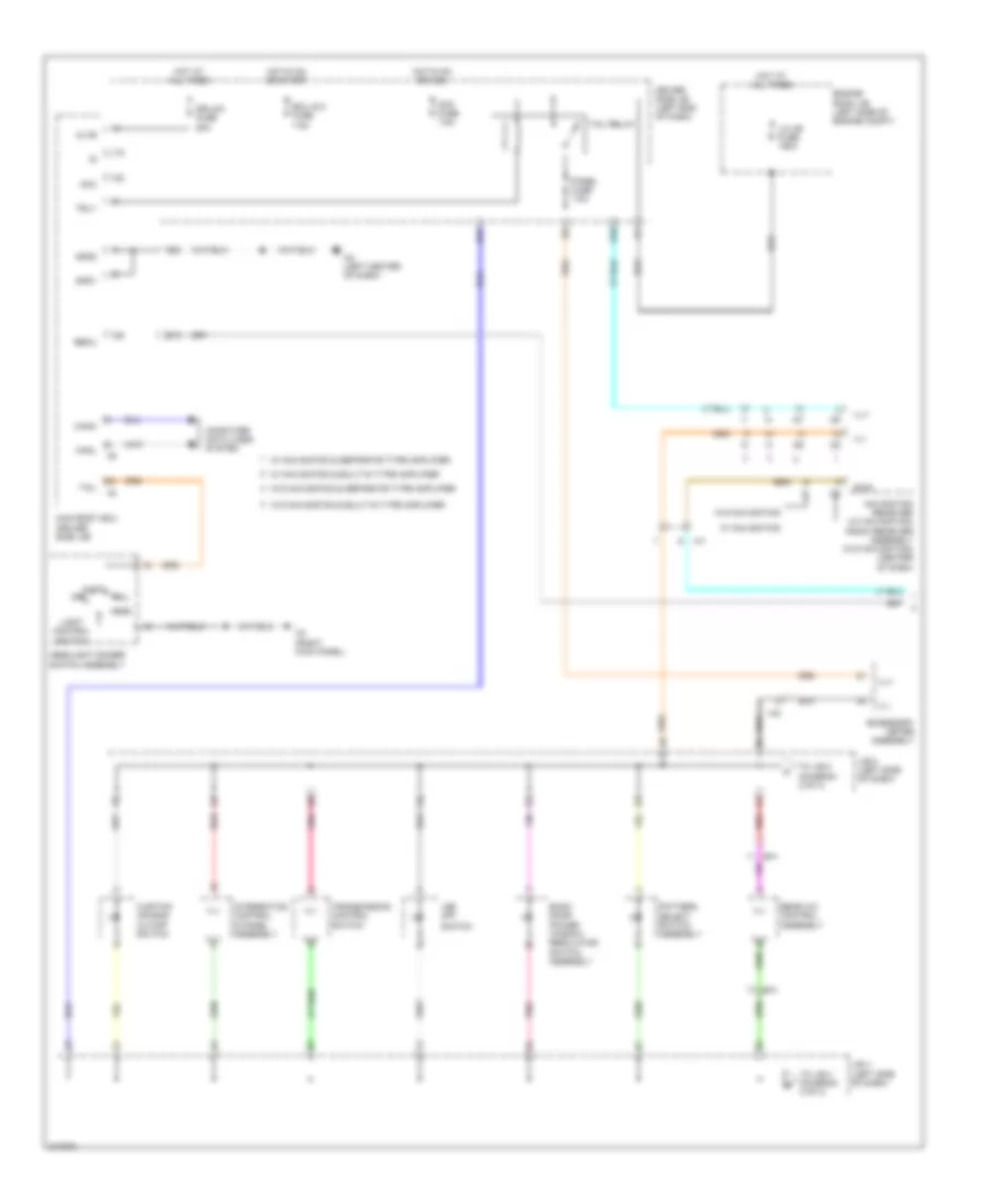 Instrument Illumination Wiring Diagram 1 of 3 for Toyota Sequoia Limited 2011
