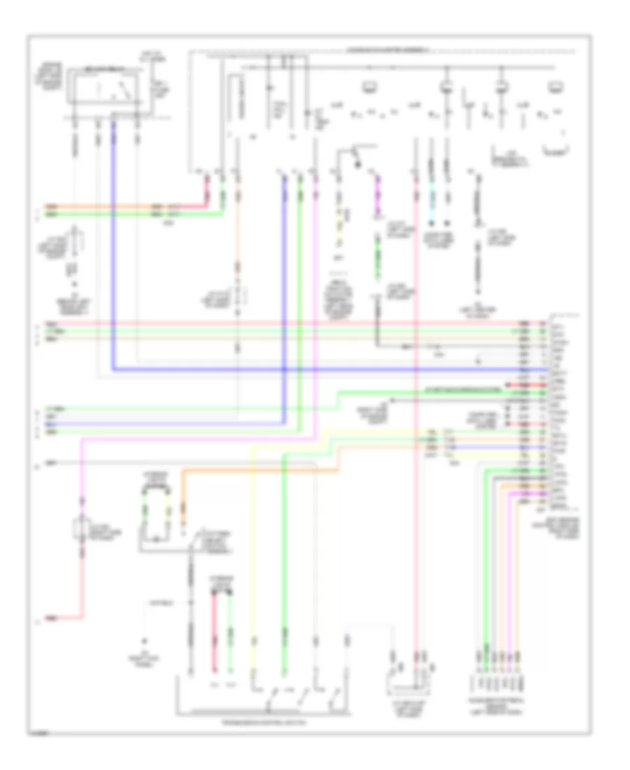 4 6L A T Wiring Diagram 3 of 3 for Toyota Sequoia Limited 2011