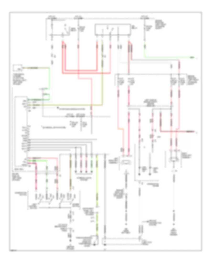 Headlights Wiring Diagram 1 of 2 for Toyota Tacoma 2013