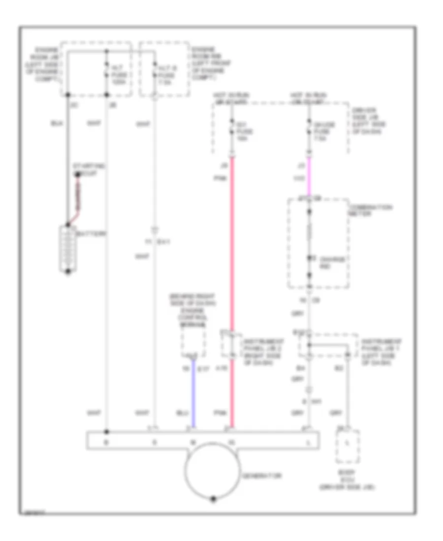 2 7L Charging Wiring Diagram for Toyota Tacoma 2013