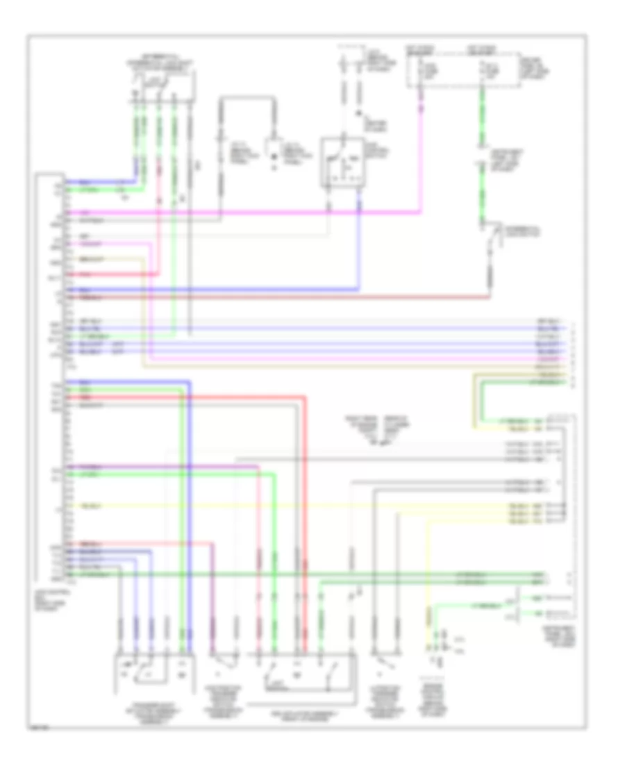 2 7L 4WD Wiring Diagram 1 of 2 for Toyota Tacoma 2013