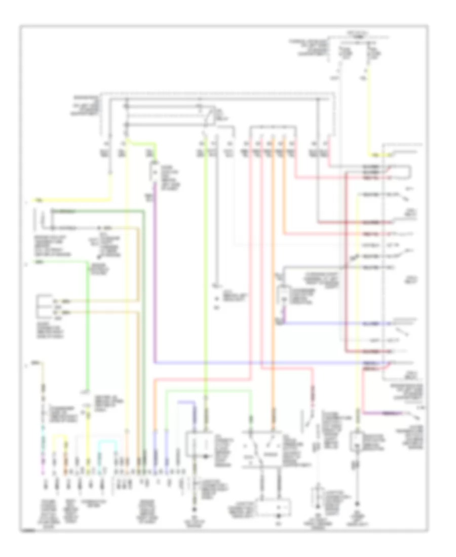 3 3L Manual A C Wiring Diagram 2 of 2 for Toyota Highlander 2005