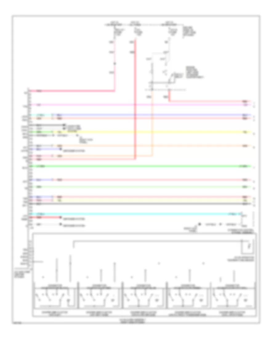 Automatic A C Wiring Diagram 1 of 2 for Toyota Tundra Limited 2009
