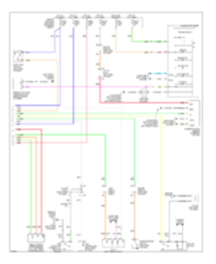 Anti-lock Brakes Wiring Diagram (2 of 2) for Toyota Tundra Limited 2009