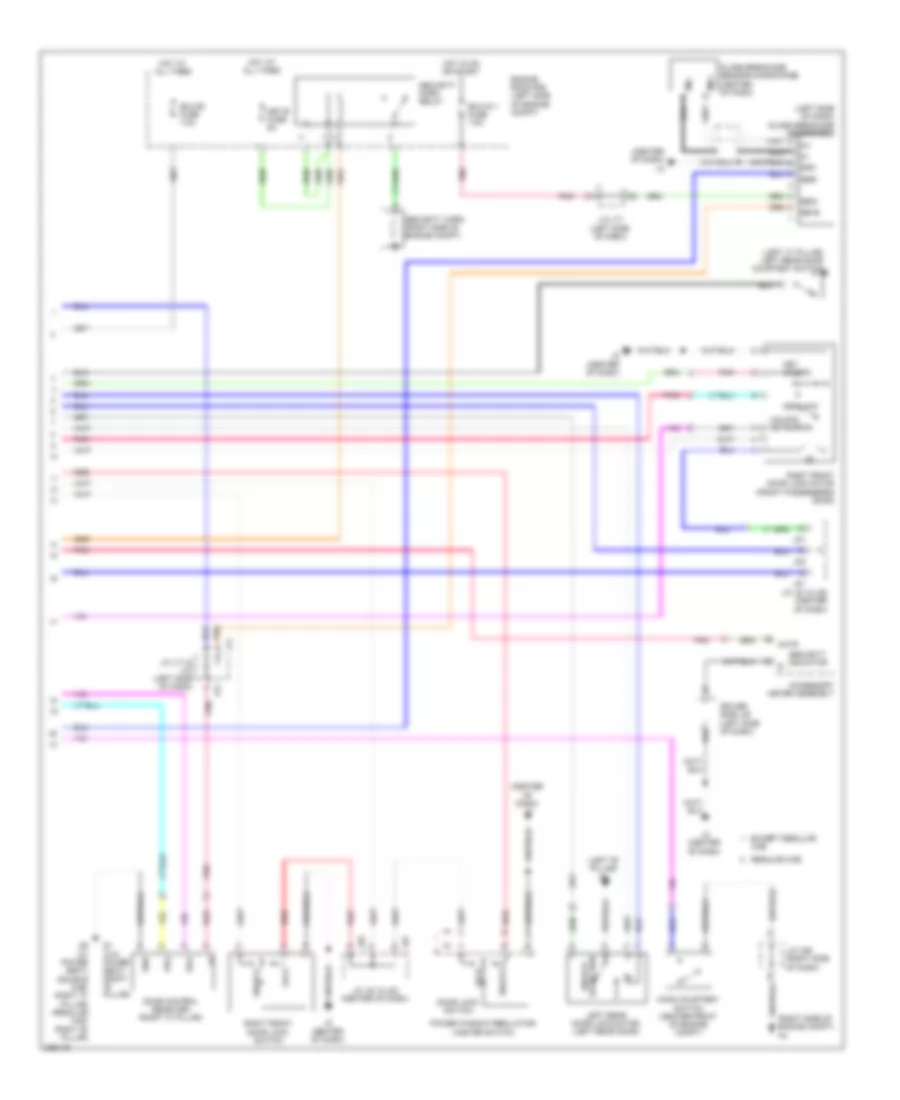 Forced Entry Wiring Diagram (2 of 2) for Toyota Tundra Limited 2009