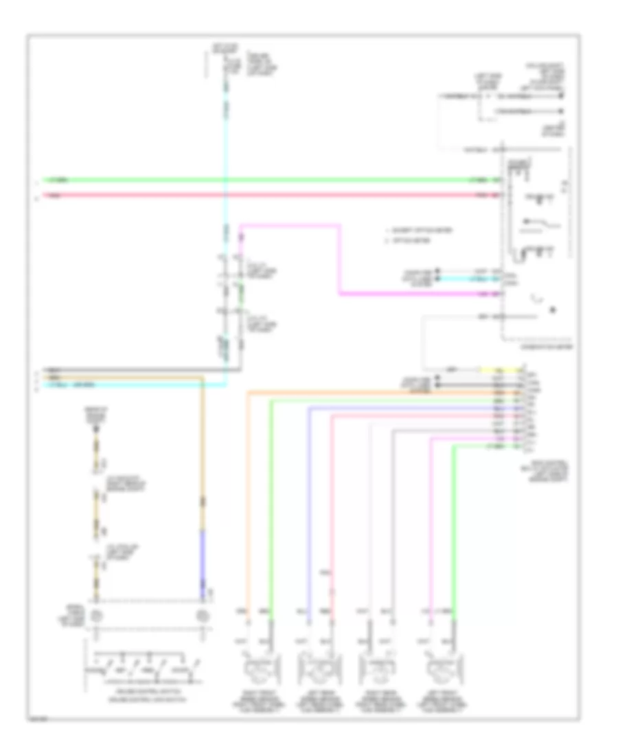 5.7L, Cruise Control Wiring Diagram (2 of 2) for Toyota Tundra Limited 2009