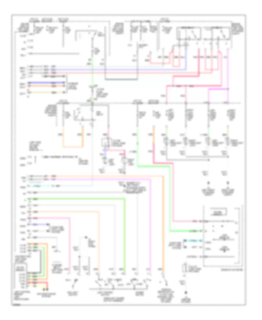 Headlights Wiring Diagram for Toyota Tundra Limited 2009
