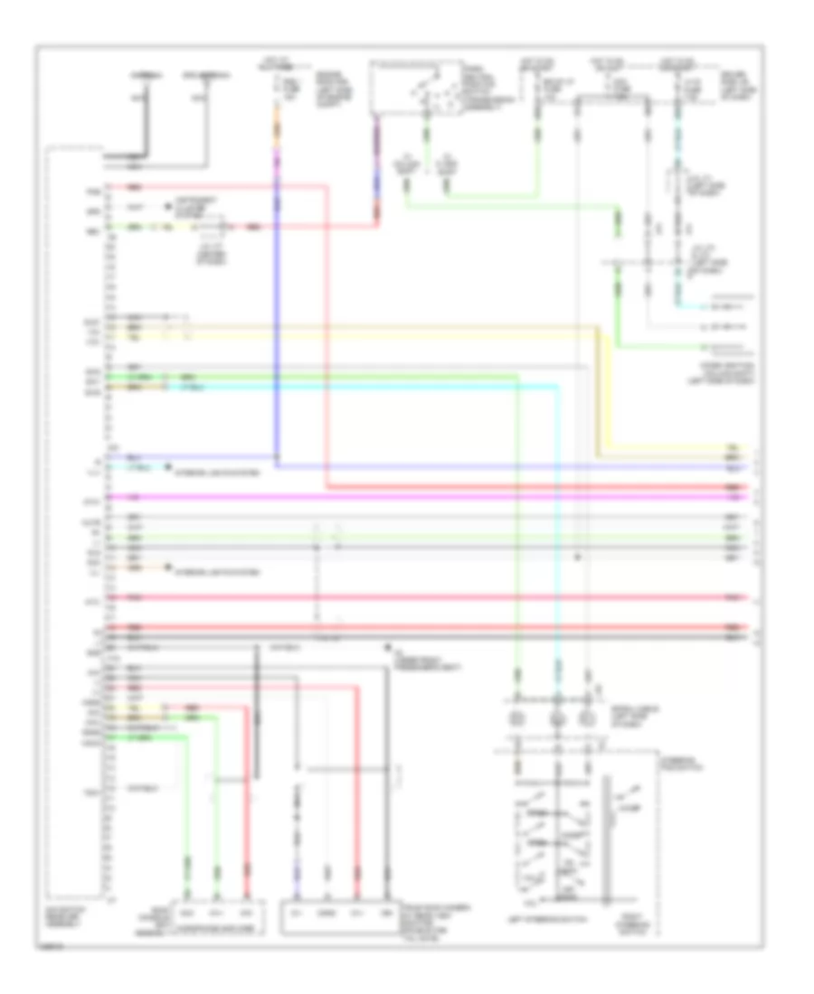 Navigation Wiring Diagram 1 of 3 for Toyota Tundra Limited 2009
