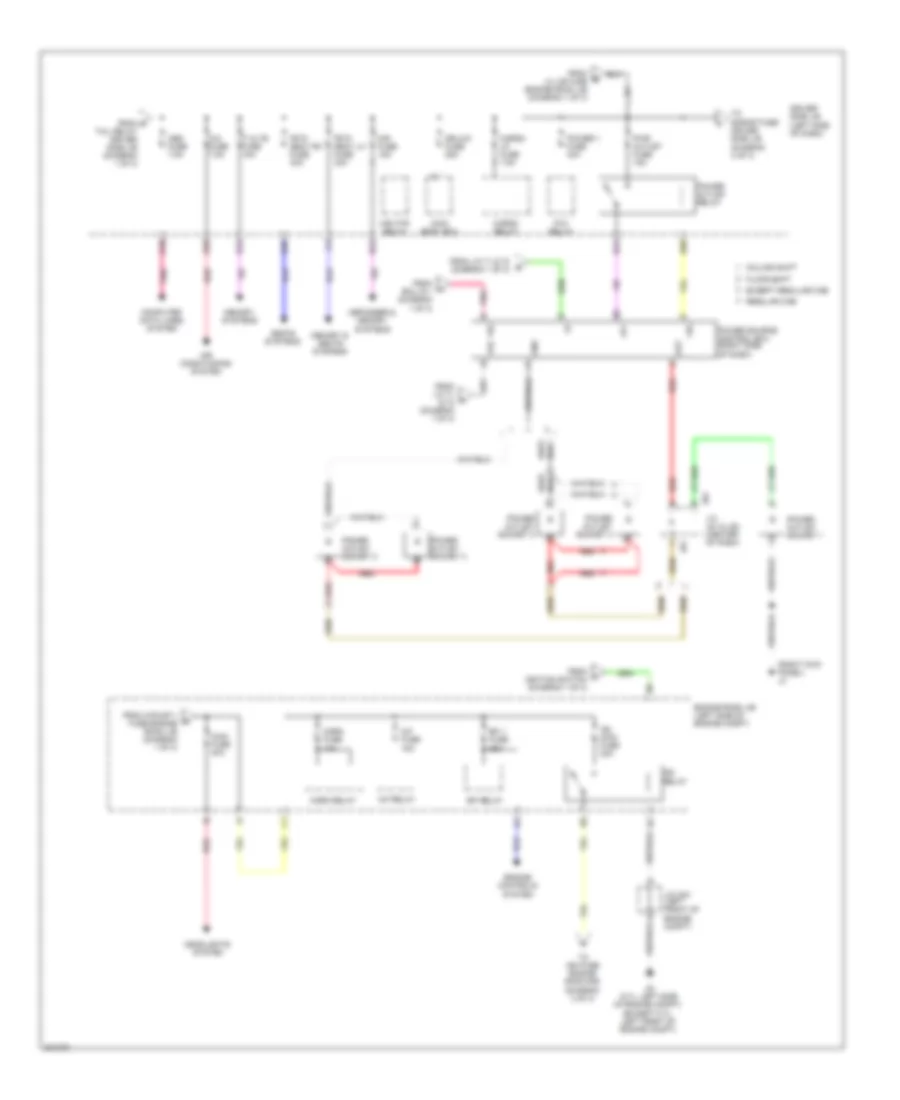 Power Distribution Wiring Diagram 2 of 3 for Toyota Tundra Limited 2009