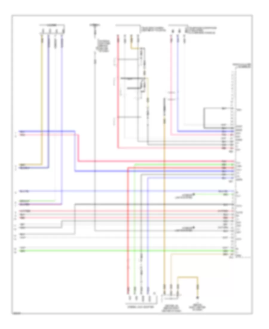 Navigation Wiring Diagram 3 of 3 for Toyota 4Runner SR5 2009