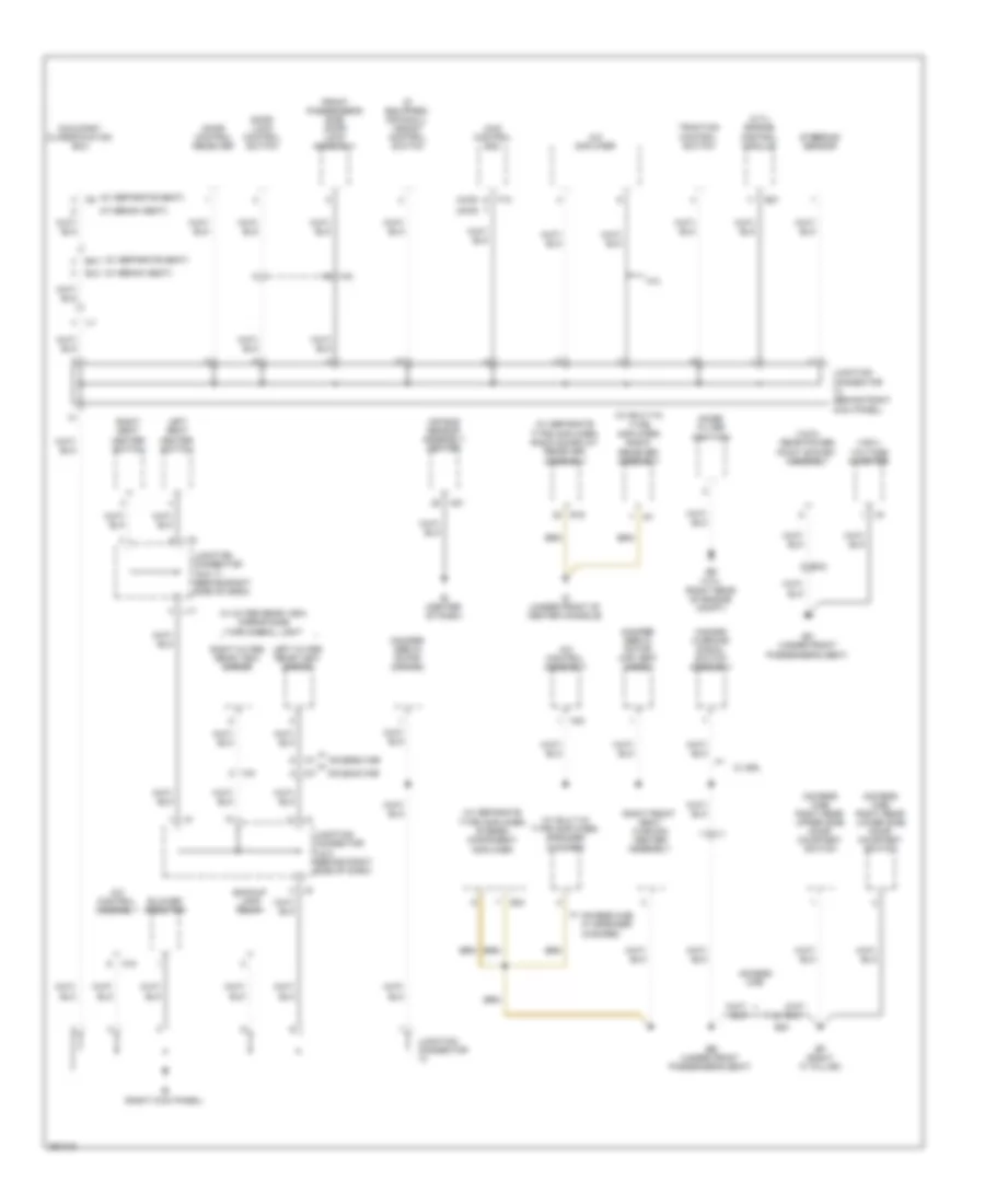 Ground Distribution Wiring Diagram (2 of 4) for Toyota Tacoma PreRunner 2013