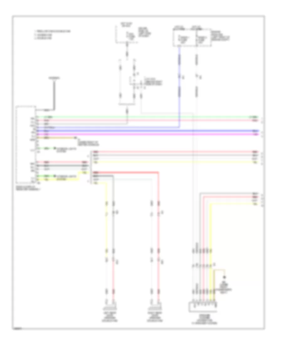 Radio Wiring Diagram, without Navigation (1 of 3) for Toyota Tacoma PreRunner 2013