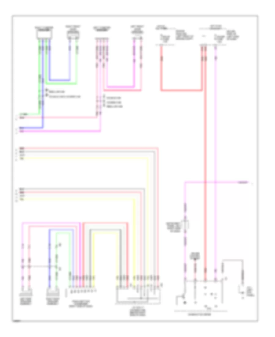 Radio Wiring Diagram, without Navigation (2 of 3) for Toyota Tacoma PreRunner 2013