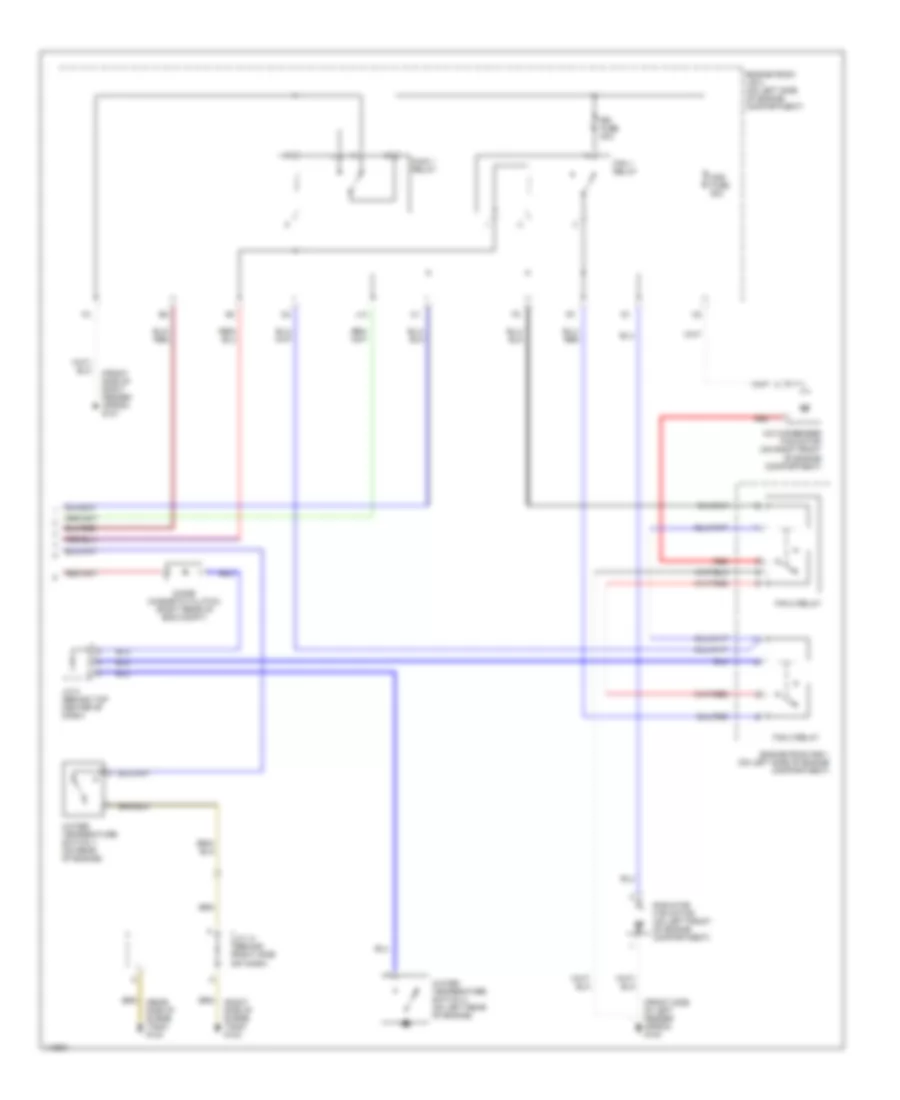 Automatic A C Wiring Diagram without Towing Package 3 of 3 for Toyota Sienna CE 2001