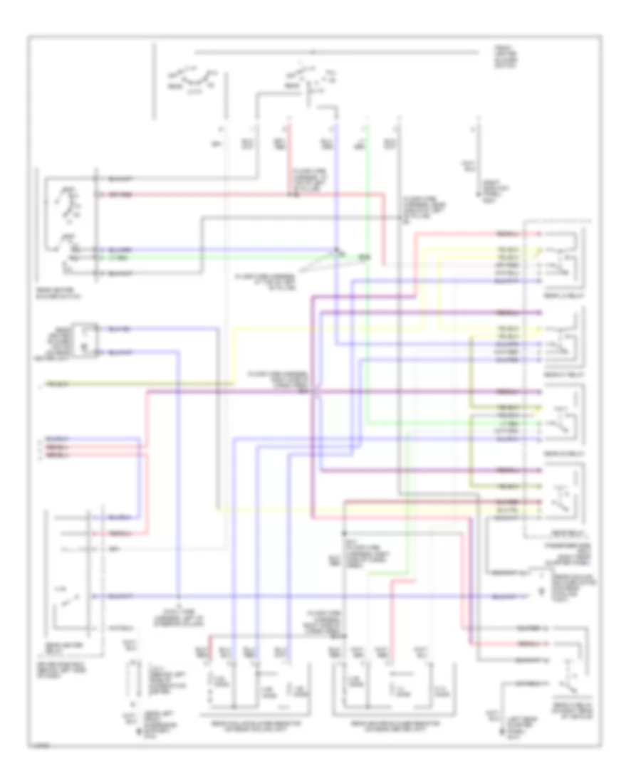 Manual AC Wiring Diagram, Rear AC (2 of 2) for Toyota Sienna CE 2001