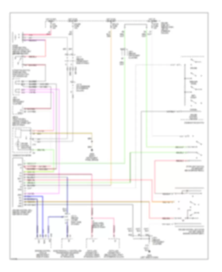 Cruise Control Wiring Diagram for Toyota Sienna CE 2001