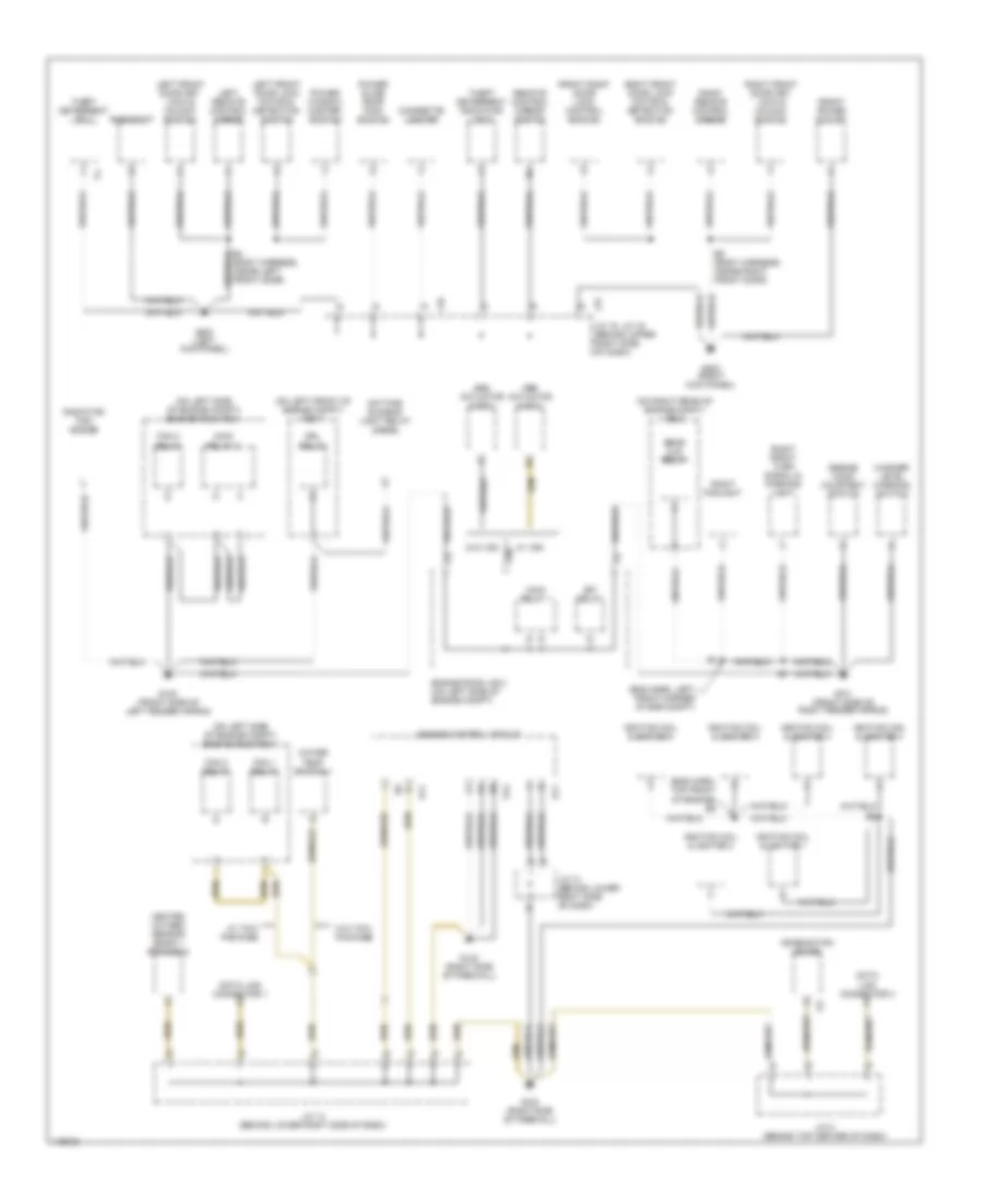 Ground Distribution Wiring Diagram 1 of 3 for Toyota Sienna CE 2001