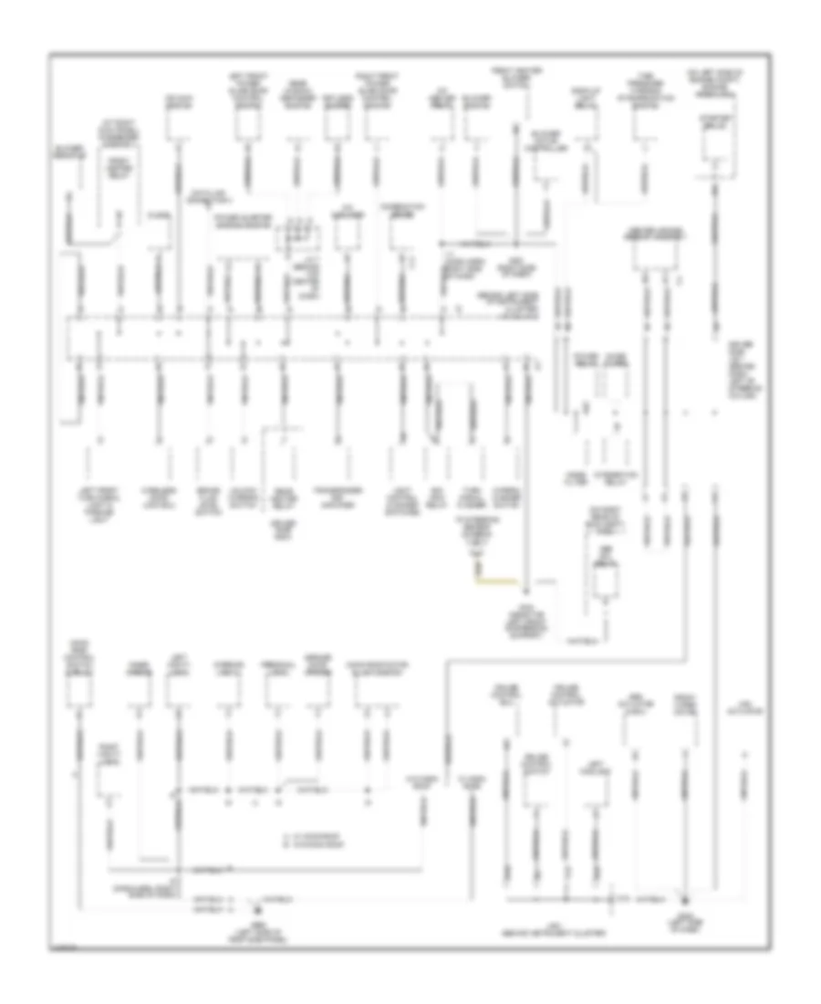 Ground Distribution Wiring Diagram (2 of 3) for Toyota Sienna CE 2001