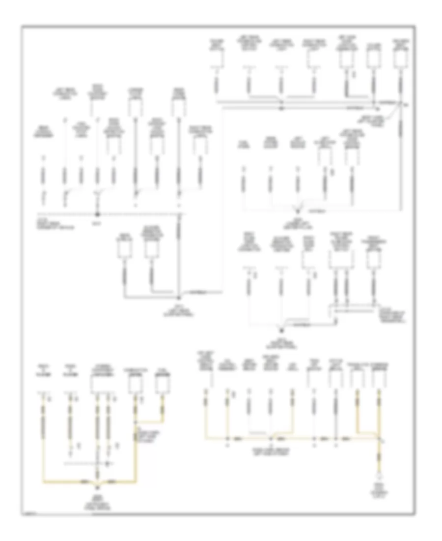Ground Distribution Wiring Diagram 3 of 3 for Toyota Sienna CE 2001