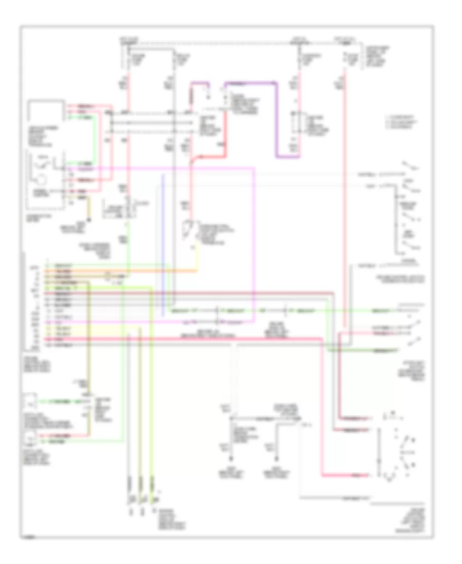 Cruise Control Wiring Diagram for Toyota Avalon XLS 1999