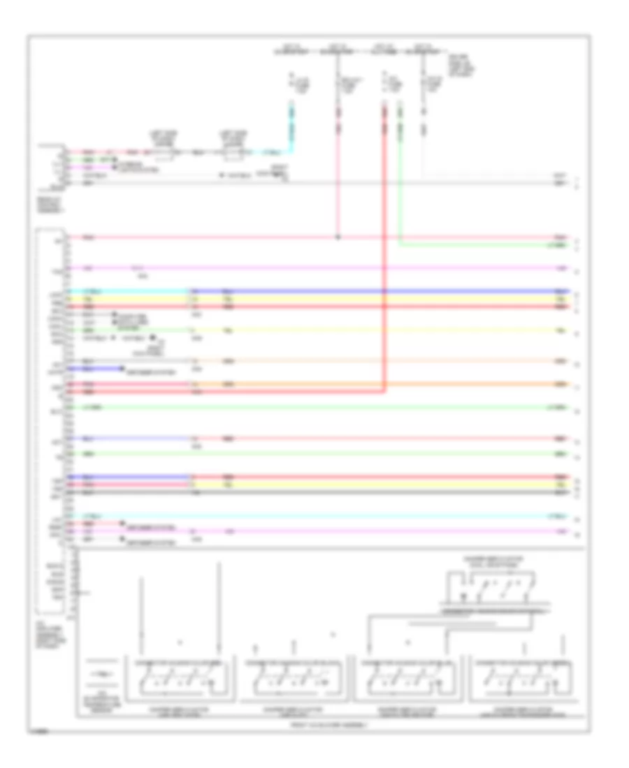 Automatic A C Wiring Diagram 1 of 3 for Toyota Sequoia Platinum 2011