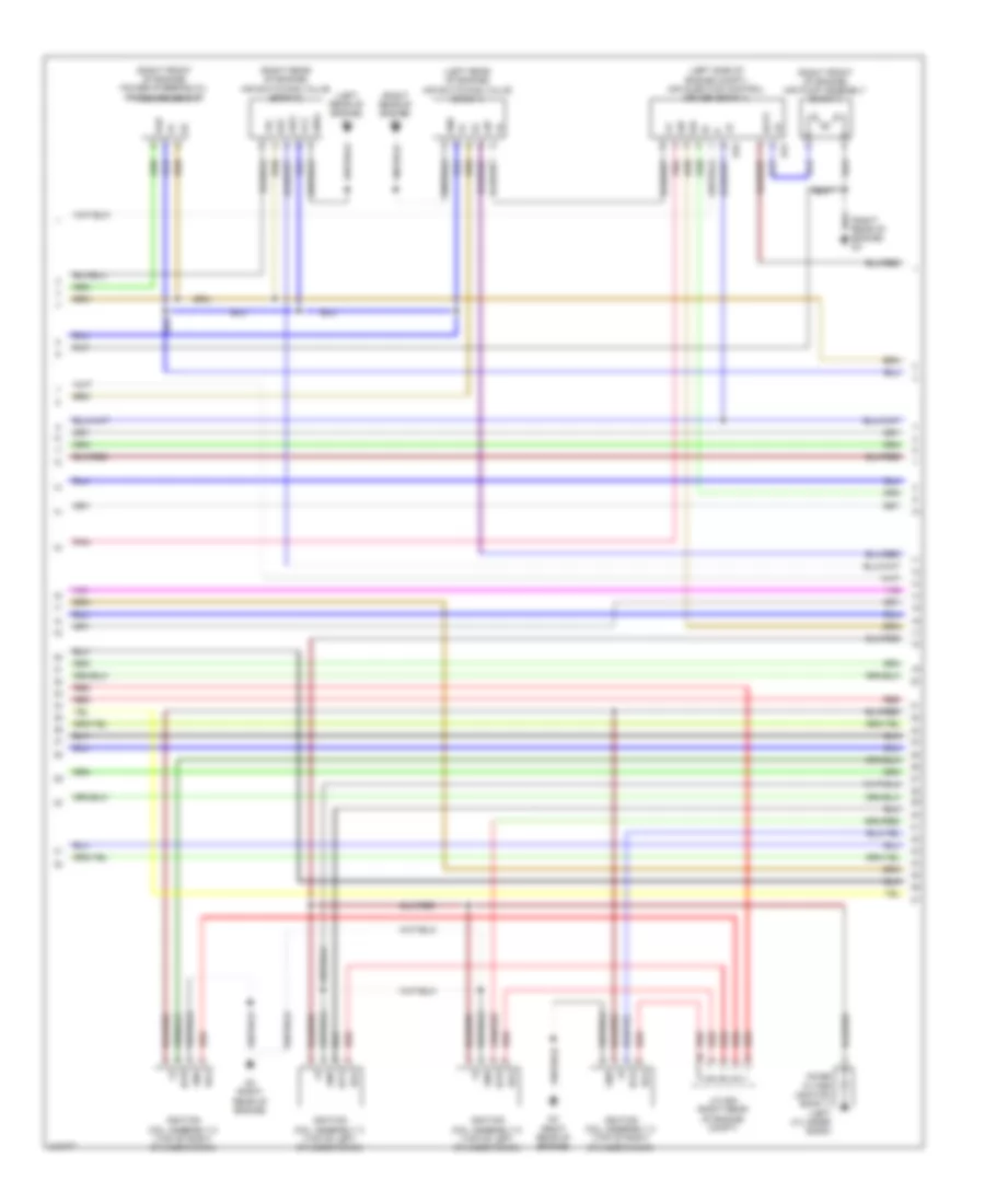 5.7L, Engine Performance Wiring Diagram (4 of 7) for Toyota Sequoia Platinum 2011