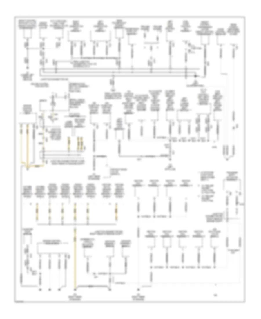 Ground Distribution Wiring Diagram 4 of 4 for Toyota Sequoia Platinum 2011