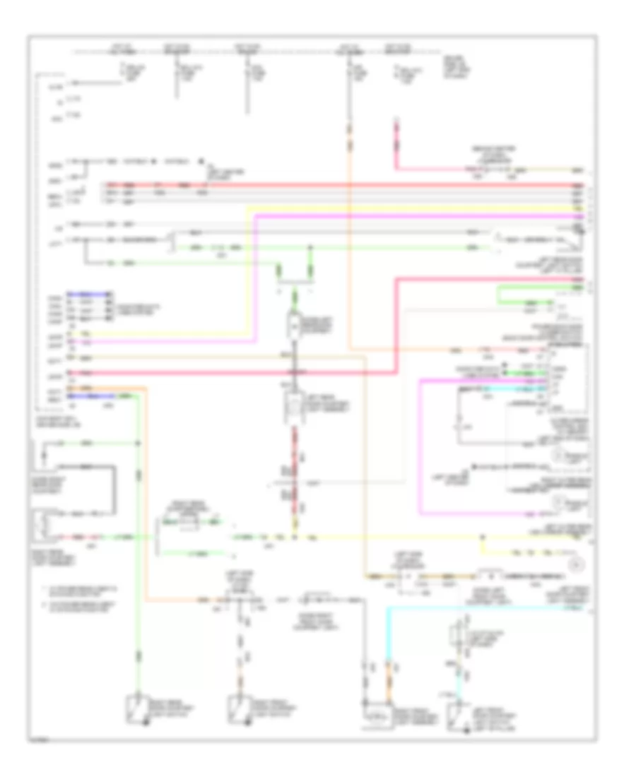 Courtesy Lamps Wiring Diagram 1 of 3 for Toyota Sequoia Platinum 2011