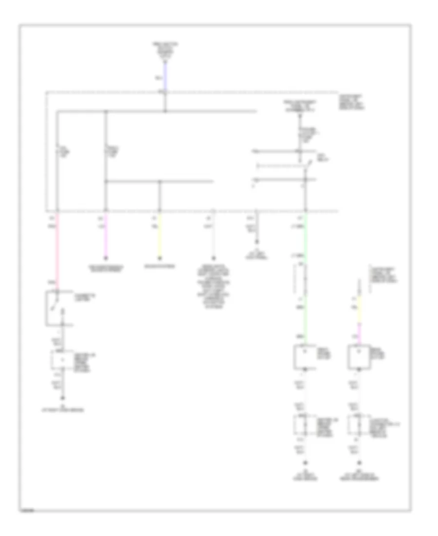 Power Distribution Wiring Diagram (4 of 4) for Toyota Highlander Limited 2005
