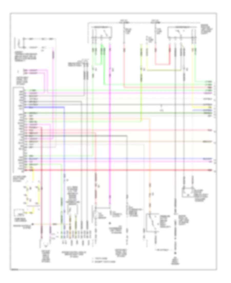 Manual A C Wiring Diagram 1 of 2 for Toyota Tacoma X Runner 2013