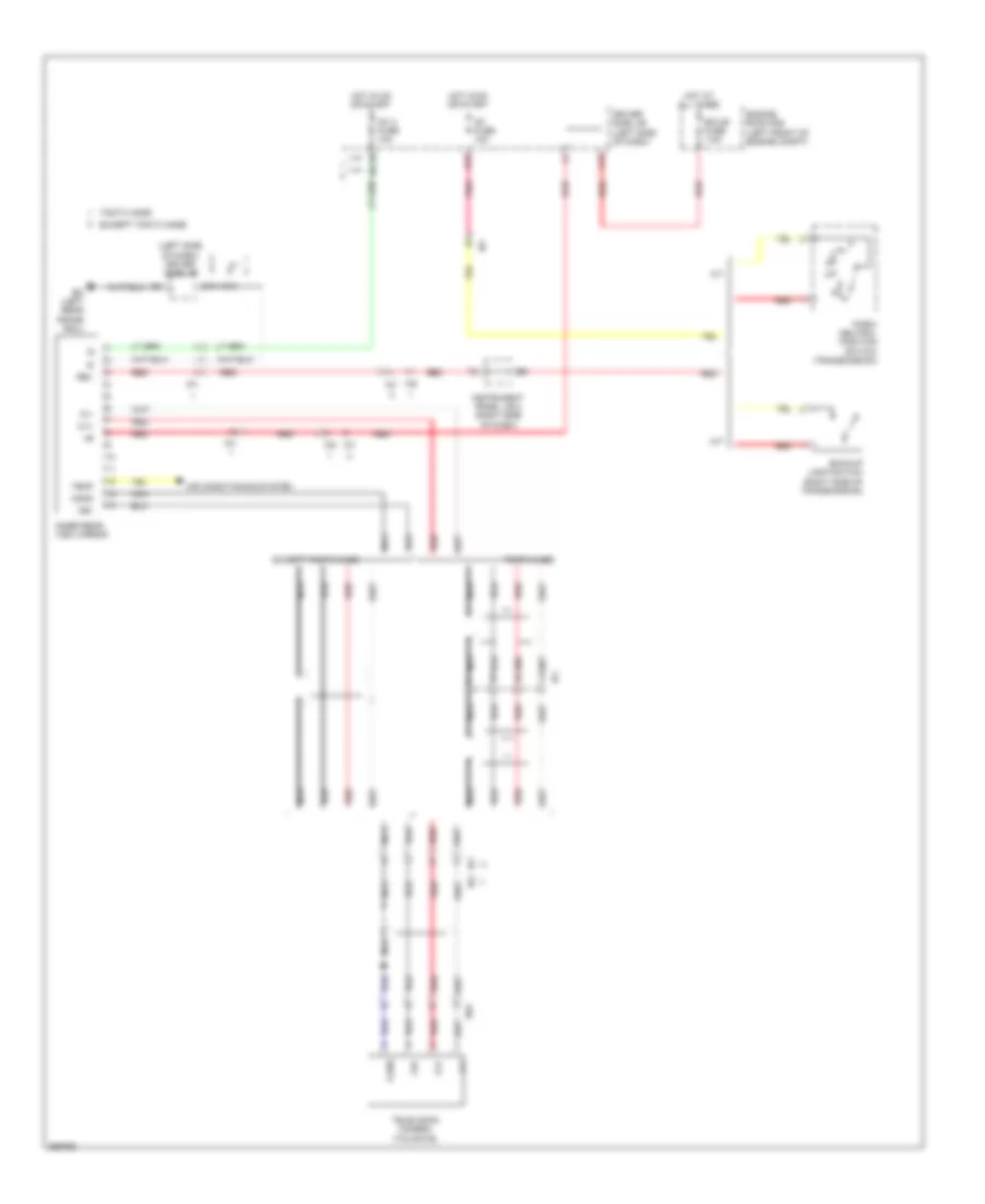 Rear View Camera Wiring Diagram for Toyota Tacoma X Runner 2013