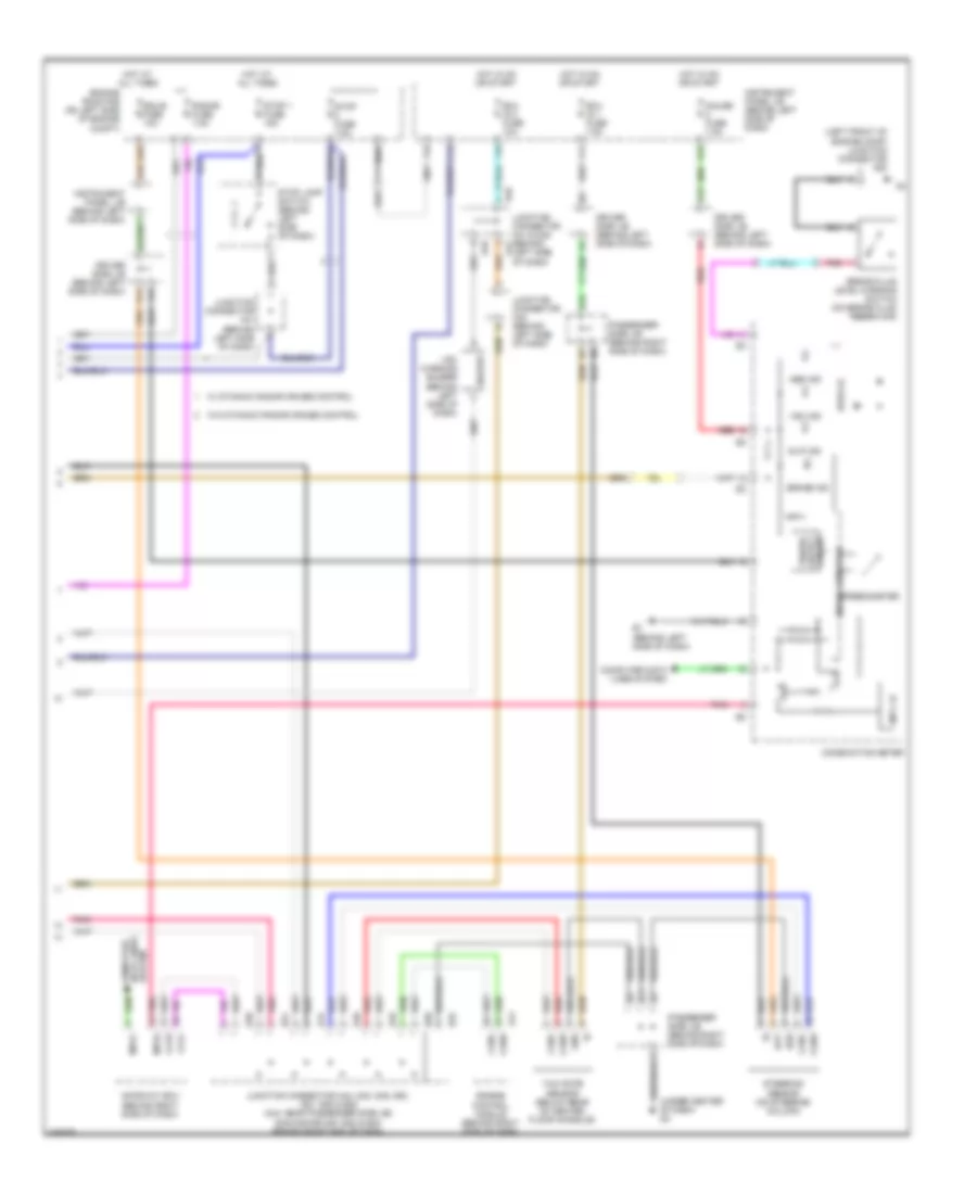 Anti-lock Brakes Wiring Diagram, with VSC (2 of 2) for Toyota Avalon Limited 2009