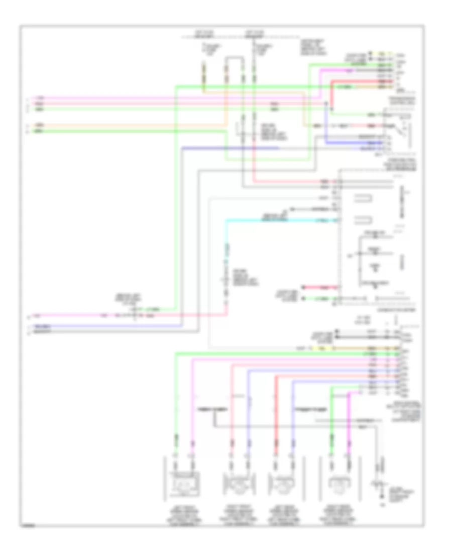 Dynamic Laser Cruise Control Wiring Diagram (3 of 3) for Toyota Avalon Limited 2009