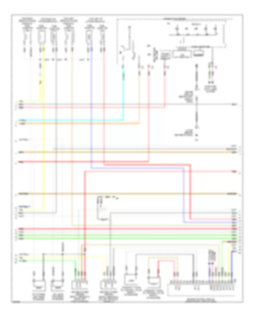 3.5L, Engine Performance Wiring Diagram (4 of 5) for Toyota Avalon Limited 2009