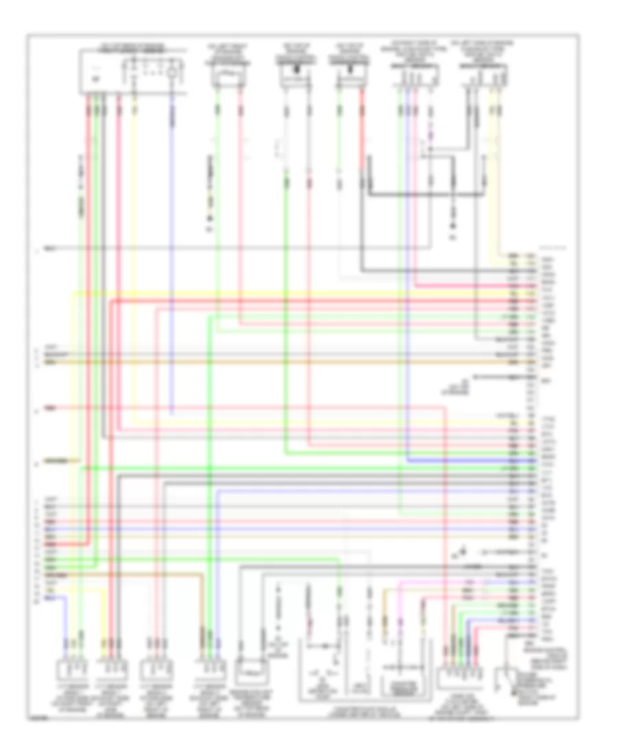3.5L, Engine Performance Wiring Diagram (5 of 5) for Toyota Avalon Limited 2009