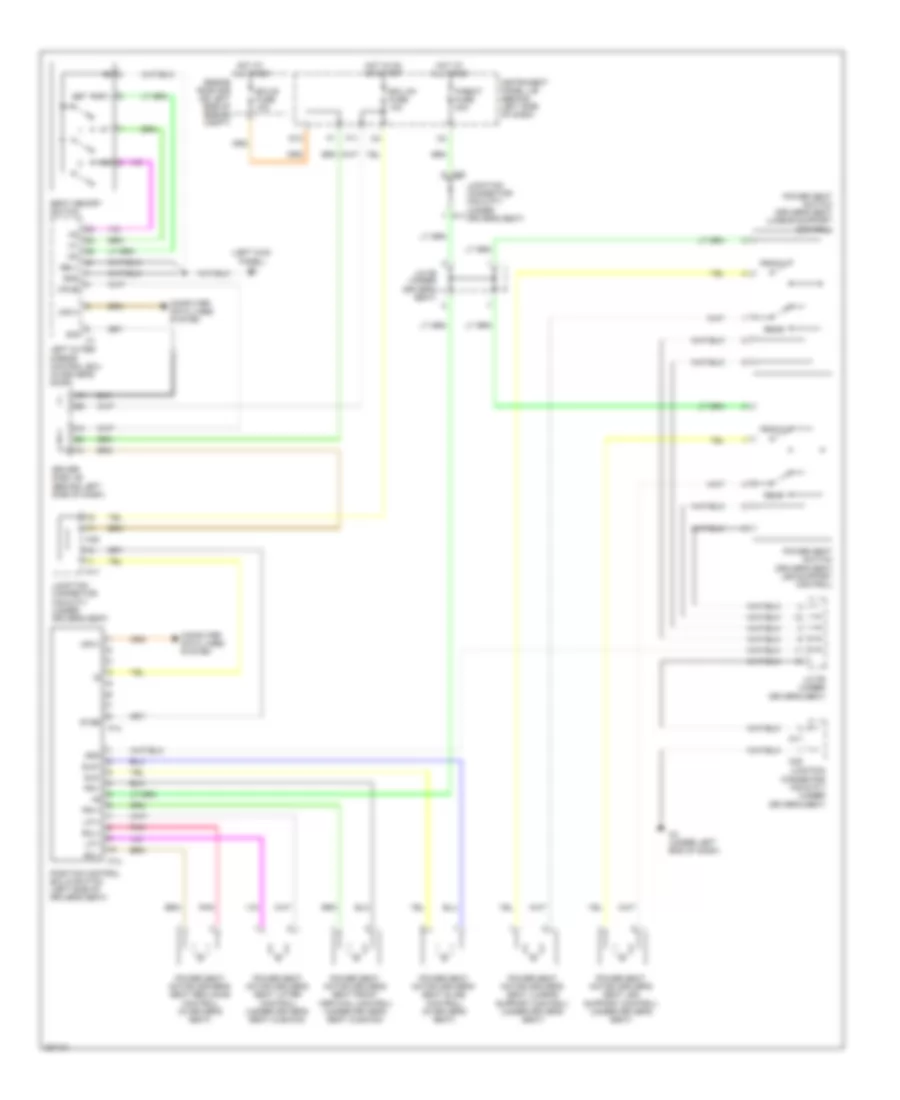 Memory Seat Wiring Diagram for Toyota Avalon Limited 2009