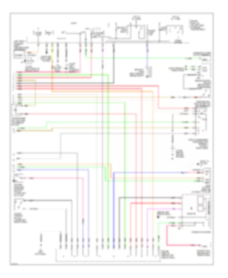 Power Door Locks Wiring Diagram, without Smart Key System (2 of 2) for Toyota Avalon Limited 2009