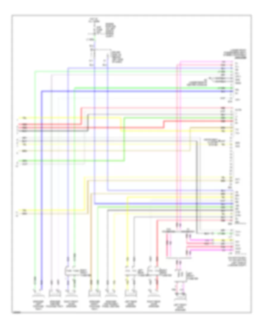 12-Speaker System Wiring Diagram (2 of 2) for Toyota Avalon Limited 2009