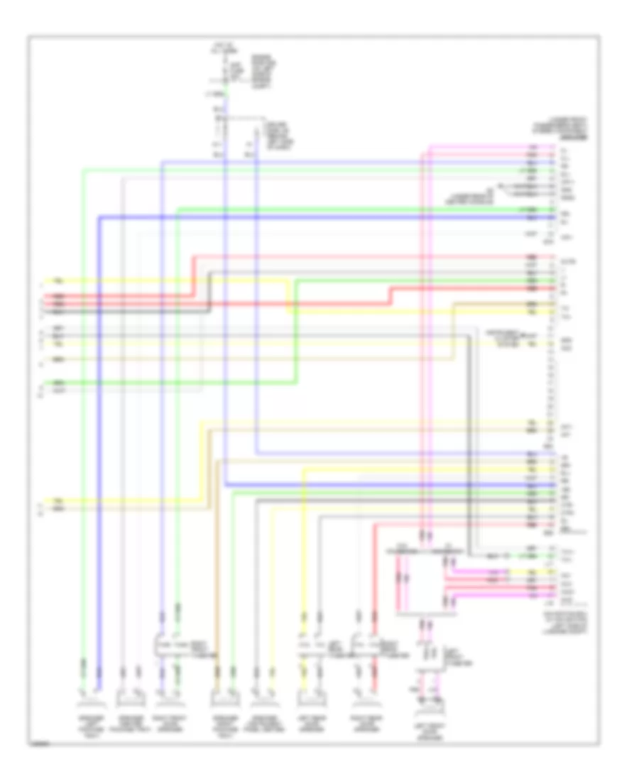 12 Speaker System Wiring Diagram 2 of 2 for Toyota Avalon Limited 2009