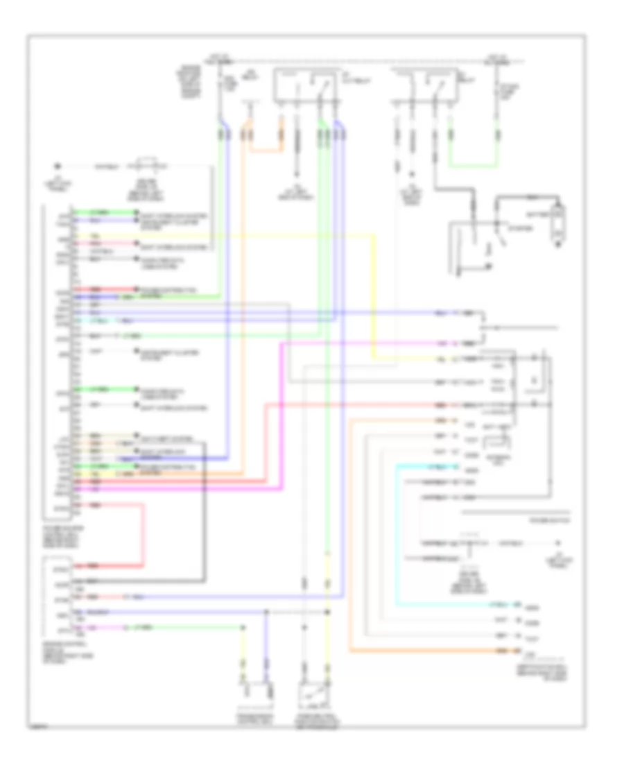 Starting Wiring Diagram, with Smart Key System for Toyota Avalon Limited 2009