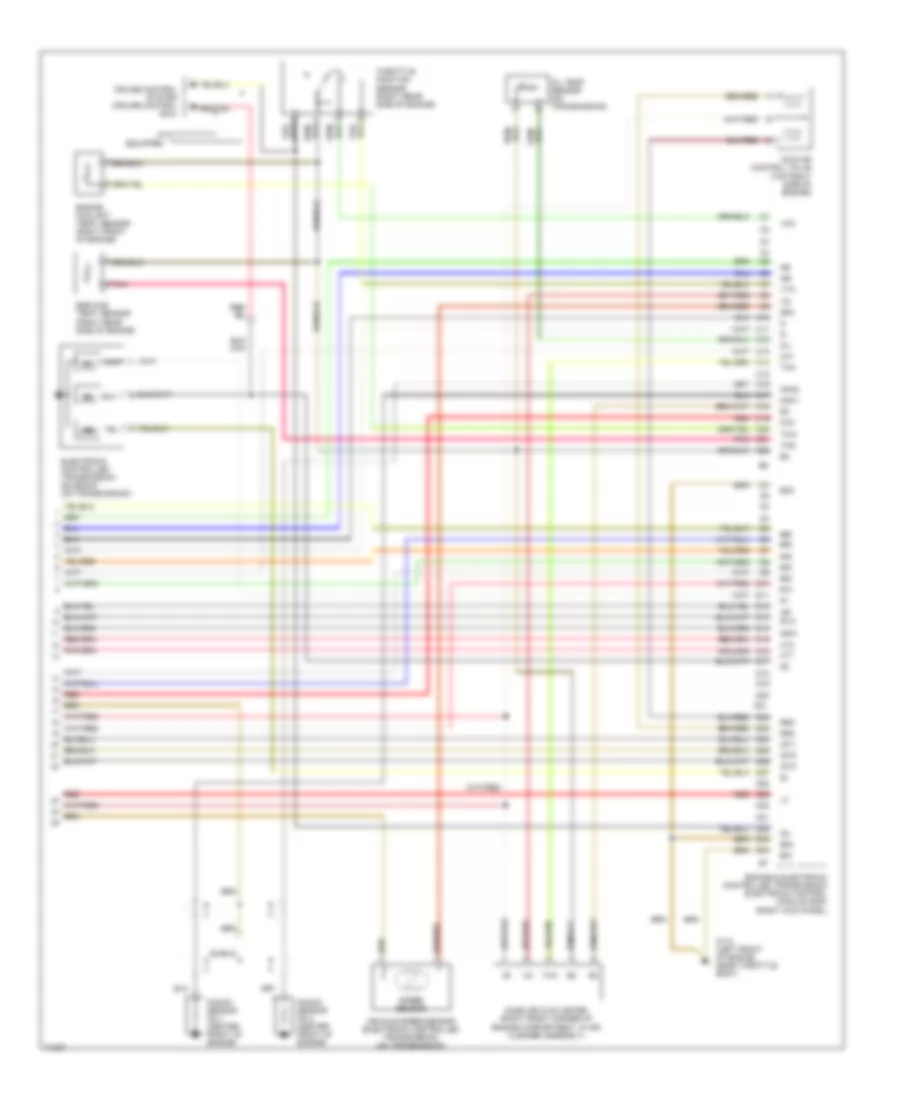 3.4L, Engine Performance Wiring Diagrams, AT (4 of 4) for Toyota T100 SR5 1995