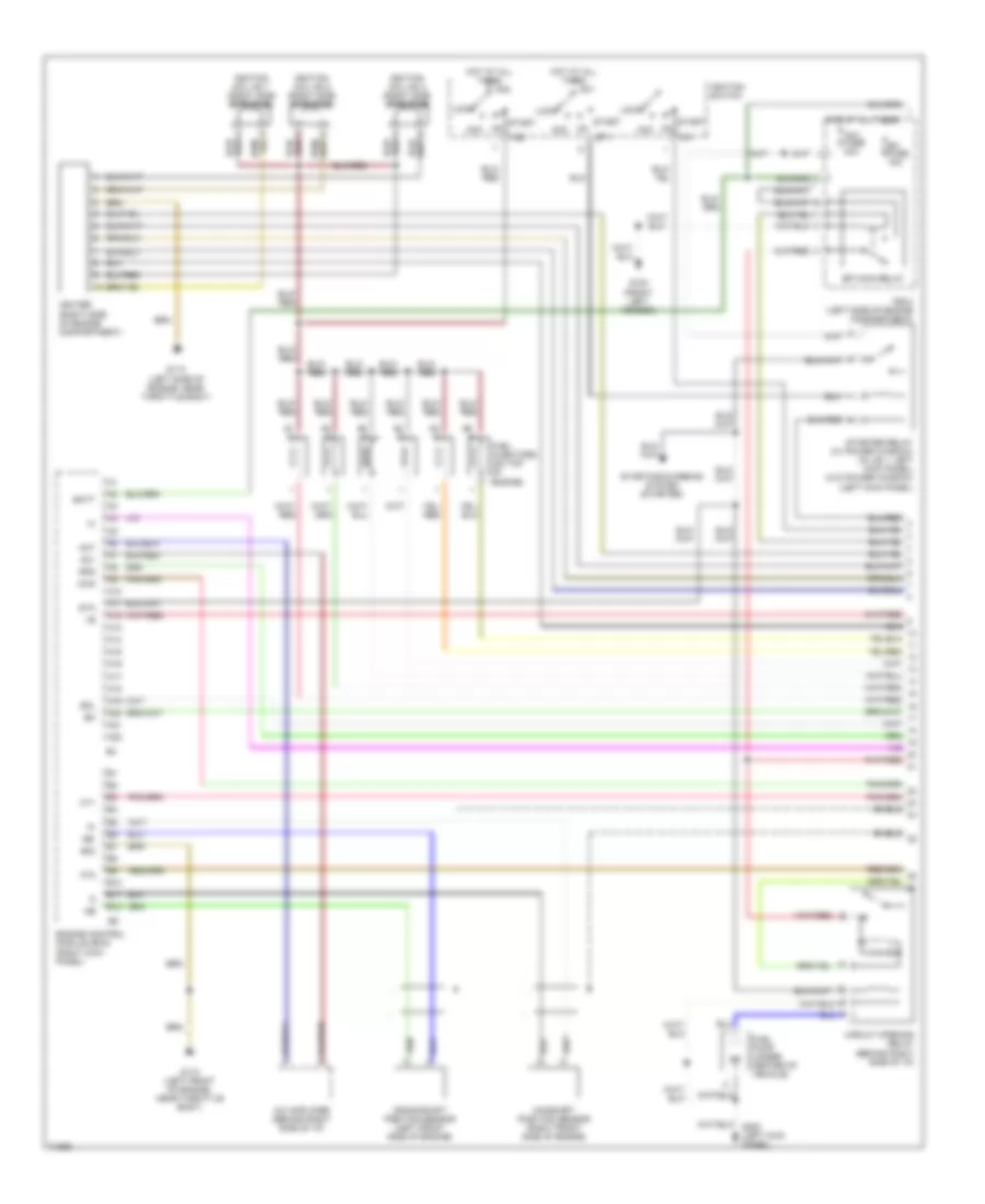 3.4L, Engine Performance Wiring Diagrams, MT (1 of 4) for Toyota T100 SR5 1995