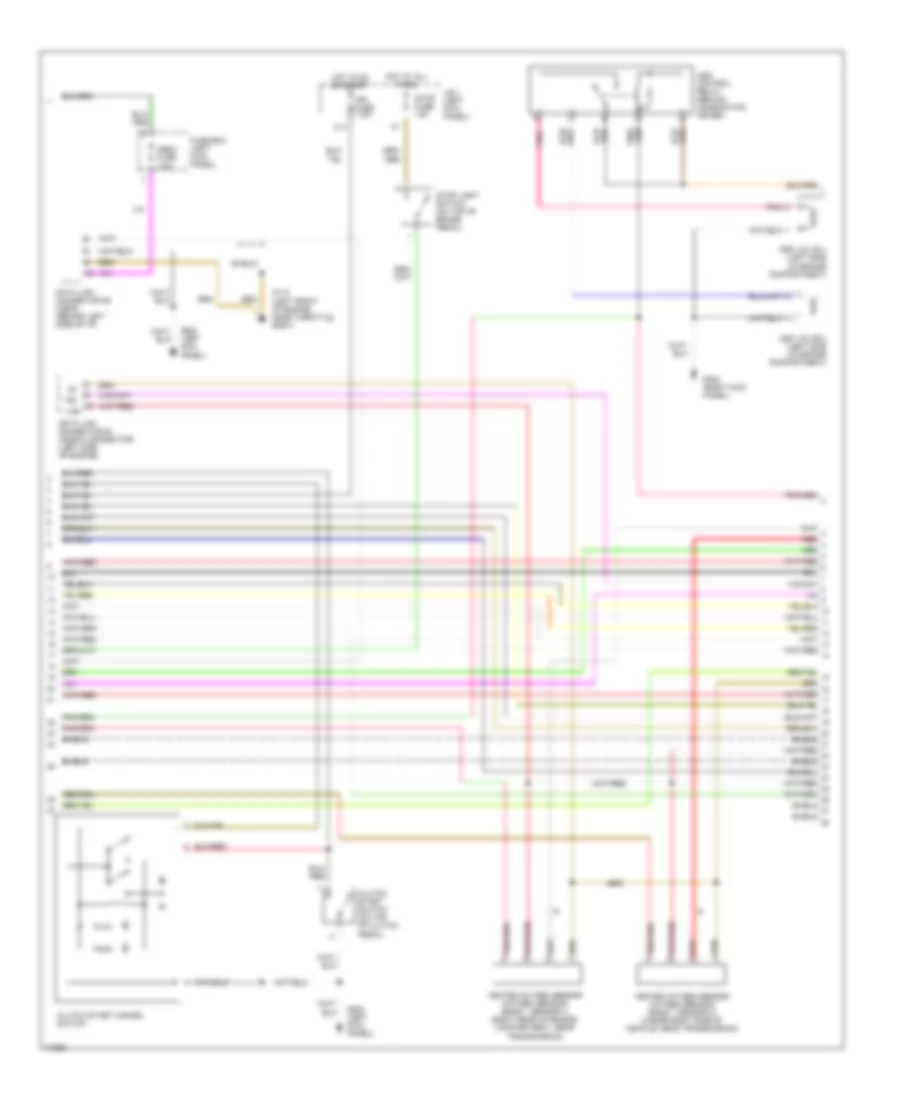 3.4L, Engine Performance Wiring Diagrams, MT (2 of 4) for Toyota T100 SR5 1995