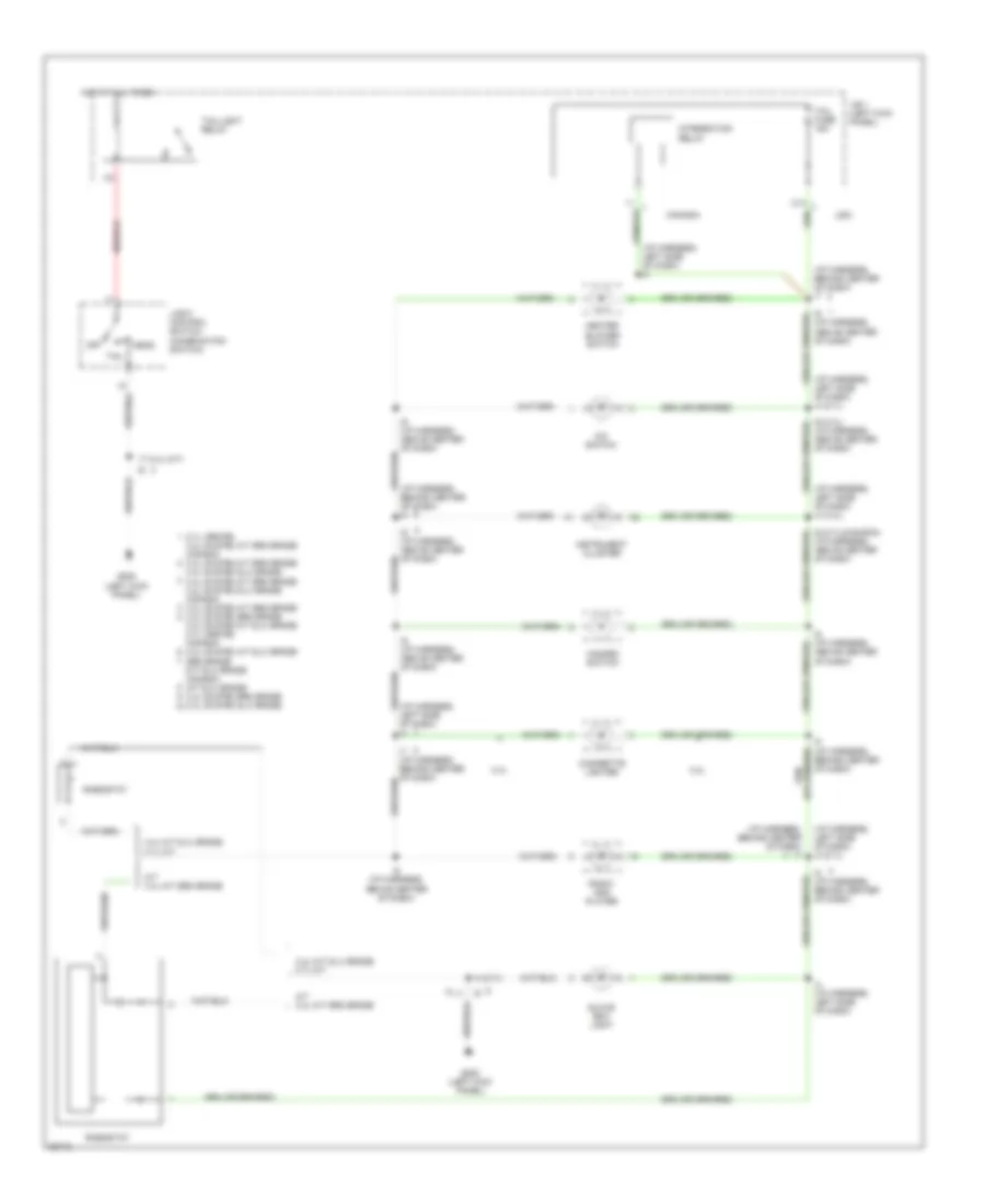 Instrument Illumination Wiring Diagram for Toyota T100 SR5 1995