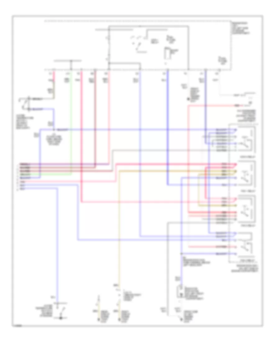 Manual AC Wiring Diagram, with Towing Package (2 of 2) for Toyota Sienna LE 2001