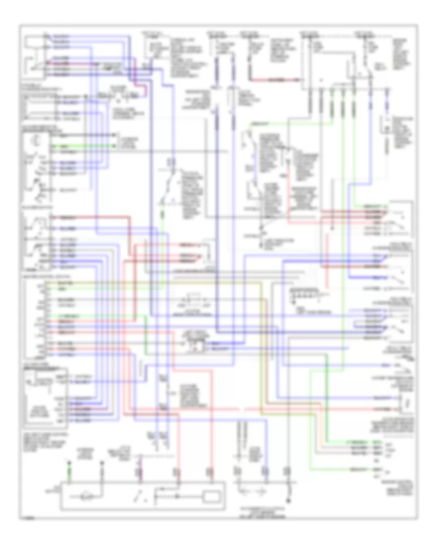 3 0L Manual A C Wiring Diagram for Toyota Camry CE 1999