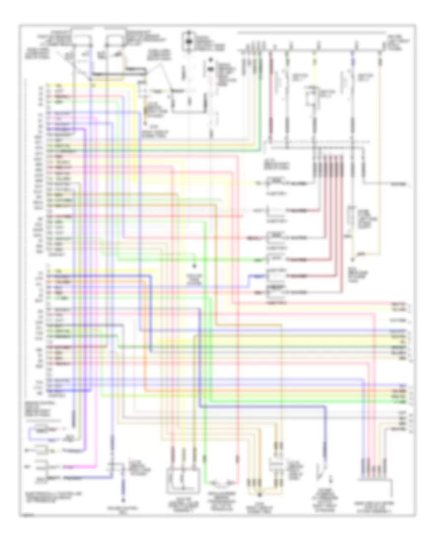 3 0L Engine Performance Wiring Diagrams Except California 1 of 4 for Toyota Camry CE 1999
