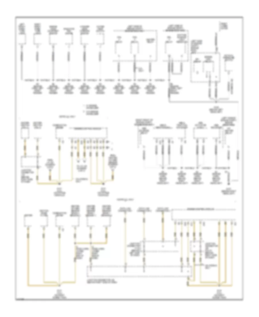 Ground Distribution Wiring Diagram 1 of 3 for Toyota Camry CE 1999