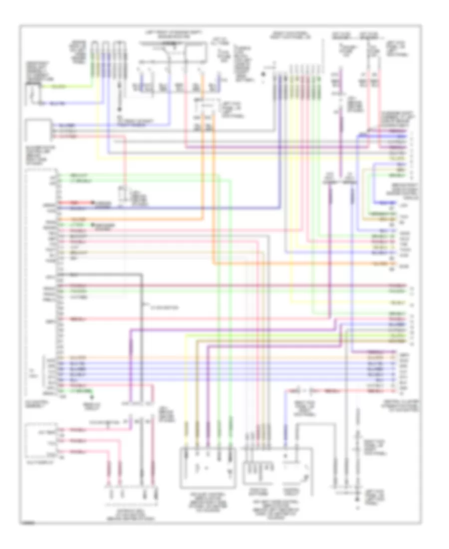 Automatic A C Wiring Diagram 1 of 2 for Toyota Land Cruiser 2005