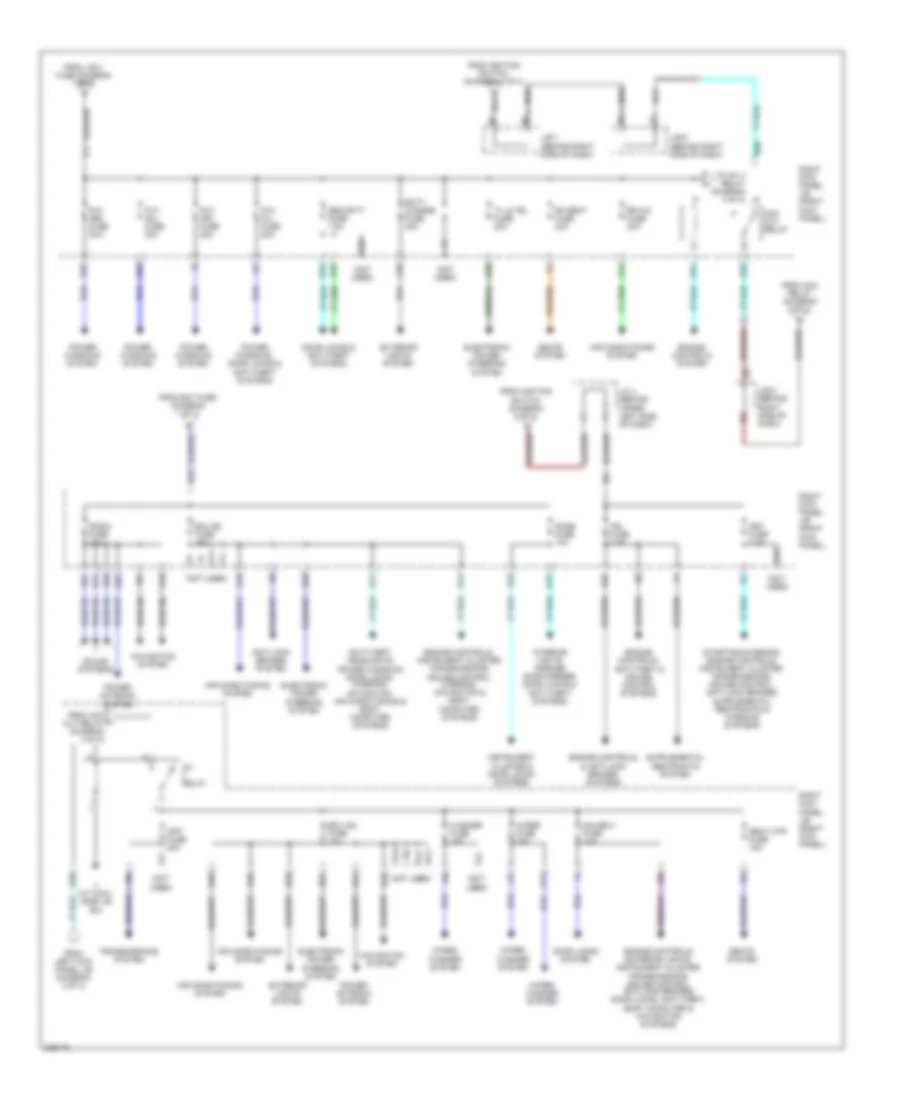 Power Distribution Wiring Diagram (3 of 3) for Toyota Land Cruiser 2005